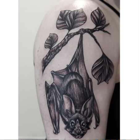 Tattoos - Bonnie Seeley Leaf-Nosed Bat - 143670